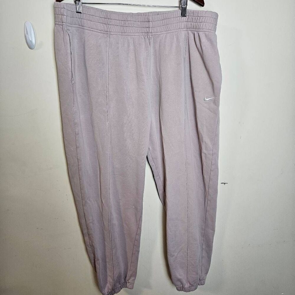 Nike Women's Sportswear Essential Fleece Trouser Sweat Pants - Pink - XXL BV4089